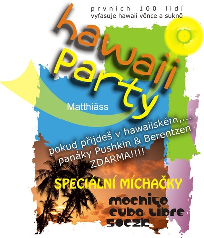 Hawaii party - Music club Kravín Valašské Klobouky