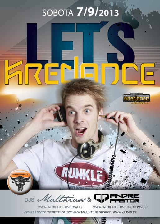 Let´s kreDance party v klubu Kravín